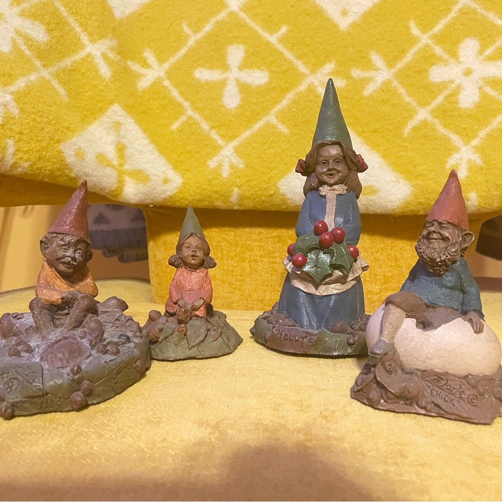 Set of 4 Tom Clark Gnome Figurines